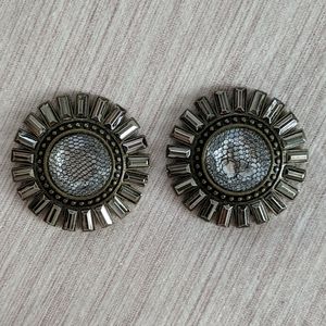 Metal Gold Silver Net Snaps Lindsay Philli…